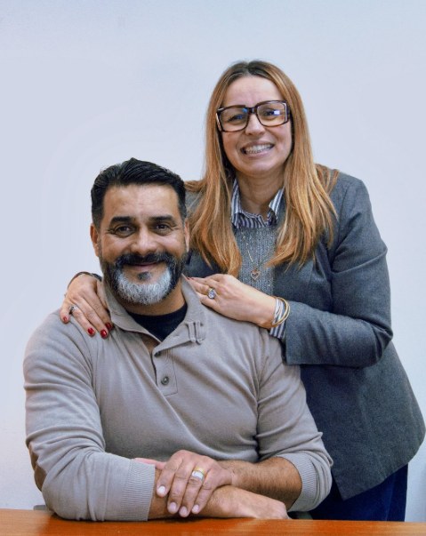 Víctor Giménez y Anna de Giménez